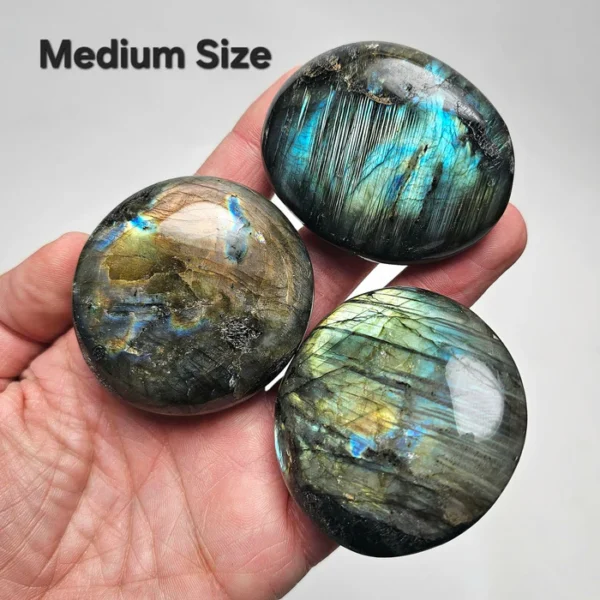 Labradorite Palm Stone | Choose Size - Image 4